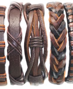 Brown Black Unisex Charm Ethnic Bracelet