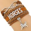 Friendship Love Horse Derby Equestrian Bracelets